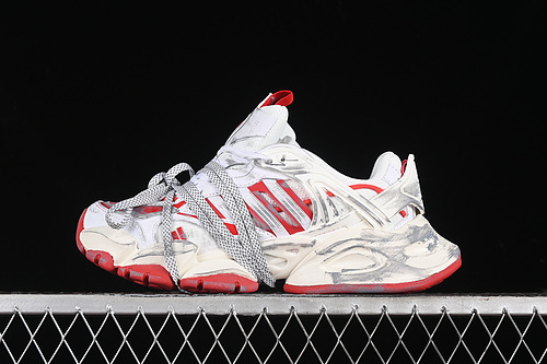 【300】[JS1590]-[VENTO XLG DELUXE WHITE/GREY/RED]-[WOMAN:35.5-39]-[MAN:40-45]