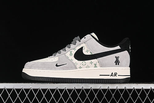 【340】[SJ9188-002]-[AIR FORCE 1 07 LOW WHITE/GREY/BLACK]-[WOMAN:36-39]-[MAN:40-45]