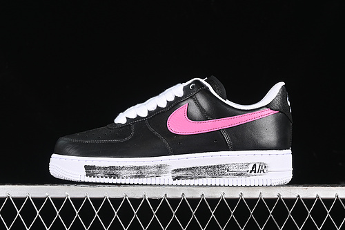 【530】[AQ3692-004]-[PEACEMINUSONE AIR FORCE 1 07 BLACK/NEW EMERALD/PINKFIRE/TOUR YELLOW/BLUE GALE]