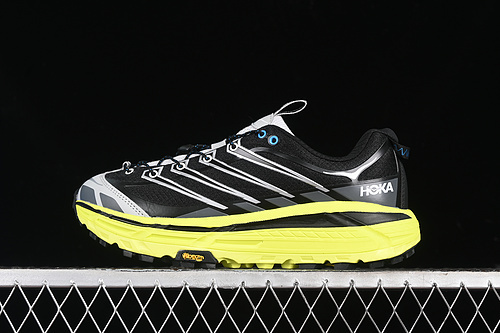 【300】[1141572 BHK]-[HOKA MAFATE THREE 2 GREY/BLACK/GREEN]-[WOMAN:36-39]-[MAN:40-45]