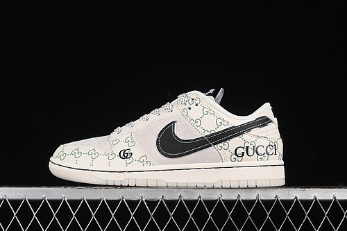 【360】[XY1688-104]-[SB DUNK LOW GU*CCI WHITE/GREY/BLACK]-[WOMAN:36-39]-[MAN:40-45]
