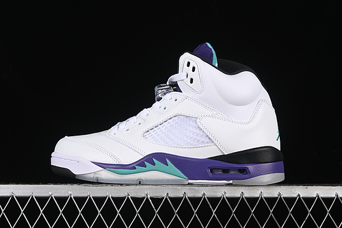 【460】[136027-108]-[AIR JORDAN 5 RETRO GRAPE WHITE/NEW EMERALD-GRP ICE-BLK]-[MAN:40-47.5]