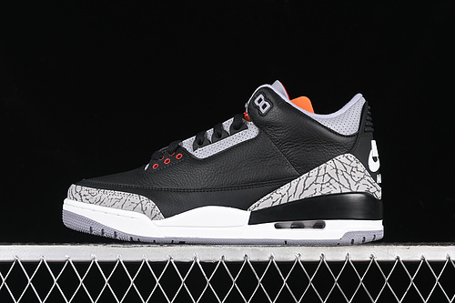 【530】[DN3707-010]-[AIR JORDAN 3 BLACK CEMENT BLACK/FIRE RED/CEMENT GREY/SAIL]-[MAN:40-47.5]