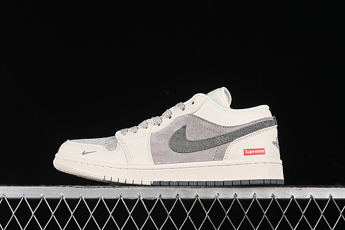 【360】[SJ9950-030]-[AIR JORDAN 1 LOW BEIGE/GREY/RED]-[WOMAN:36-39]-[MAN:40-45]