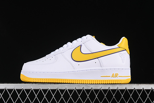 【400】[FZ1151-100]-[KOBE BRYANT AIR FORCE 1 07 LOW WHITE/VARSITY MAIZE/VARSITY PURPLE]-[MAN:40-48]