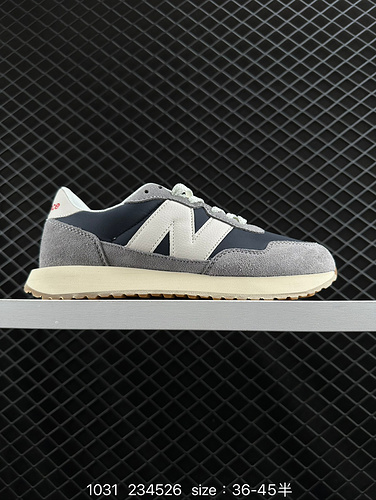 The 230 New Balance 237 series men's and women's casual sports shoes are made of a combination of pi
