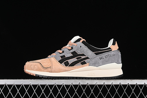【300】[TQ7D7L-9690]-[ASICS GEL-LYTE III OG GREY/BLACK/BEIGE]-[WOMAN:36-39]-[MAN:40-45]