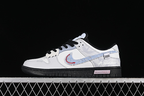 【380】[DD1391-100]-[DUNK LOW SB WHITE/BLACK/BLUE]-[WOMAN:35.5-39]-[MAN:40-46]