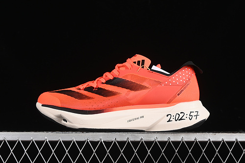 【260】[ID3634]-[ADIZERO ADIOS PRO 3 SOLAR RED/CORE BLACK/BETTER SCARLET]-[WOMAN:36-39]-[MAN:40-45]