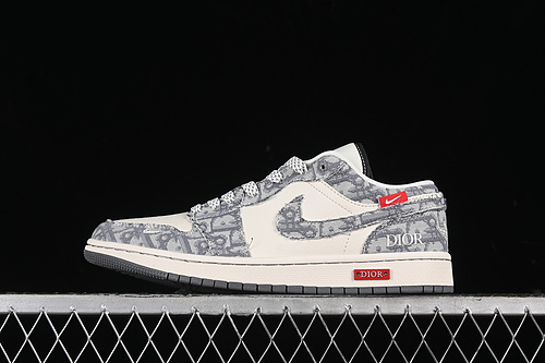 【360】[SJ9950-037]-[AIR JORDAN 1 LOW WHITE/GREY/BLUE/RED]-[WOMAN:36-39]-[MAN:40-45]