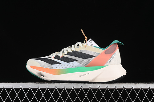 【260】[HQ3688]-[ADIZERO ADIOS PRO 3 WHITE TINT/CORE BLACK/CORAL FUSION]-[WOMAN:36-39]-[MAN:40-45]