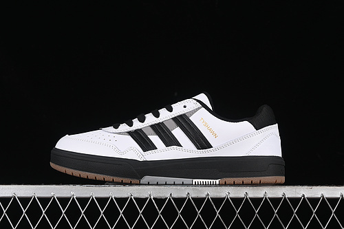 【250】[IF9712]-[ORIGINALS TYSHAWN CRYSTAL WHITE/CORE BLACK/CHARCOAL SOLID GREY]-[MAN:39-45]