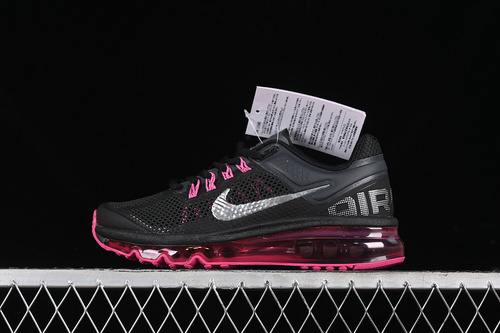 【320】[555753-001]-[AIR MAX 2013 GS BLACK/DARK GREY/FUSION PINK/METALLIC SILVER]-[WOMAN:35.5-42]