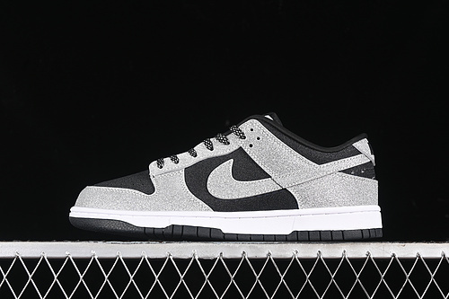 【360】[KK1333-003]-[SB DUNK LOW BLACK/GREY/SILVER]-[WOMAN:36-39]-[MAN:40-45]