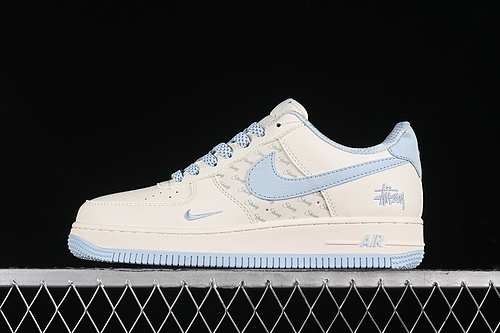 【340】[XL2321-888]-[AIR FORCE 1 07 LOW OFF WHITE/BLUE]-[WOMAN:36-39]-[MAN:40-45]