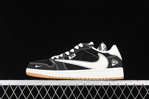【360】[JH6089-004]-[TRAVIS SCOTT X FRAGMENT DESIGN X AIR JORDAN 1 LOW OG SP WHITE/BLACK]-[36-45]
