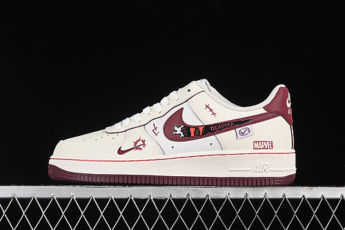 【320】[FB1839-512]-[AIR FORCE 1 07 LOW DEADPOOL WHITE/RED/BEIGE]-[WOMAN:36-39]-[MAN:40-45]