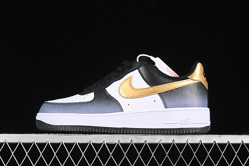 【280】[HJ9128-100]-[FOOT LOCKER X AIR FORCE 1 07 LOW WHITE/METALLIC GOLD/BLACK]-[UNISEX:36-45]