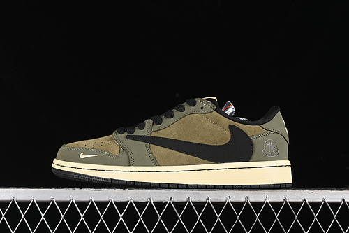 【360】[CH6336-007]-[TRAVIS SCOTT X FRAGMENT DESIGN X AIR JORDAN 1 LOW OG SP BLACK/GREEN]-[36-45]