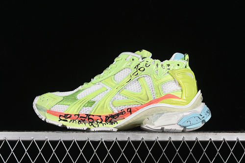 【540】[WRNMT4697]-[BA*LEN*CIAGA RUNNER KITH FOUR.COLOR 7.0 GREEN/WHITE/BLUE]-[UNISEX:35-46]