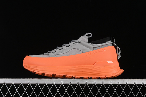【530】[CANADA GOOSE GLACIER TRAIL SNEAKER GREY/ORANGE]-[WOMAN:36-39]-[MAN:40-46]