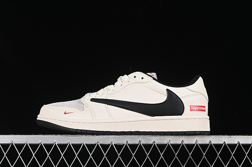 【360】[LJ5188-023]-[TRAVIS SCOTT X FRAGMENT DESIGN X AIR JORDAN 1 LOW OG SP OFF WHITE/BLACK]-[36-45]