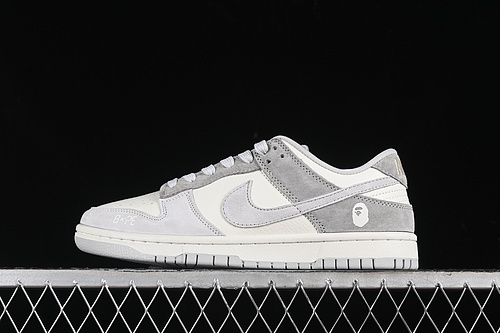 【360】[CH6336-226]-[SB DUNK LOW BAPE GREY/WHITE]-[WOMAN:36-39]-[MAN:40-45]