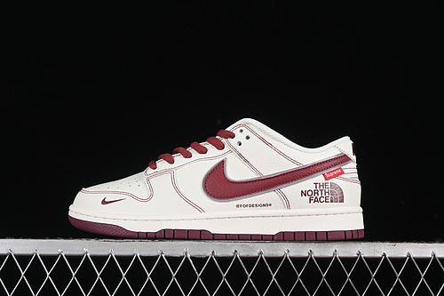 【360】[BM0234-506]-[SB DUNK LOW SUPREME X THE NORTH FACE WHITE/RED]-[WOMAN:36-39]-[MAN:40-45]