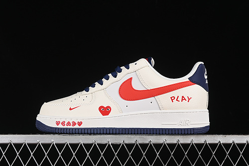 【320】[KK1988-004]-[AIR FORCE 1 07 LOW OFF WHITE/RED/BLUE]-[WOMAN:36-39]-[MAN:40-45]