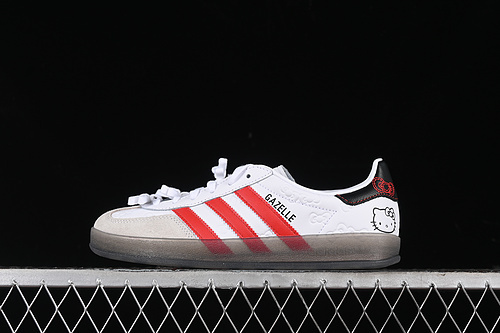 【280】[II0013]-[HELLO KITTY X GAZELLE CLOUD WHITE/RED/CORE BLACK]-[WOMAN:35-39]-[MAN:40-45]