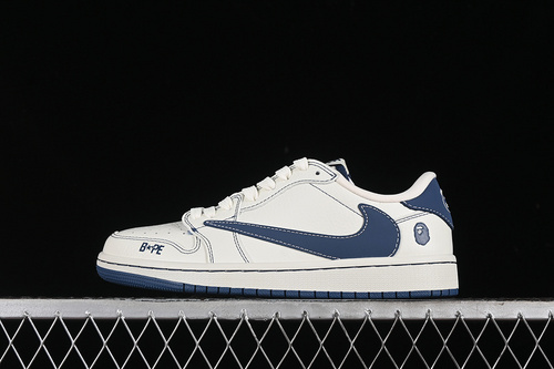 【360】[CH6336-008]-[TRAVIS SCOTT X FRAGMENT DESIGN X AIR JORDAN 1 LOW OG SP WHITE/BLUE]-[36-45]