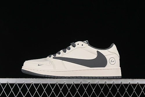 【360】[LJ5188-024]-[TRAVIS SCOTT X FRAGMENT DESIGN X AIR JORDAN 1 LOW OG SP GREY/WHITE]-[36-45]