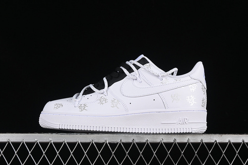【340】[ZH0316-048]-[AIR FORCE 1 07 LOW WHITE/BLACK]-[WOMAN:36-39]-[MAN:40-45]