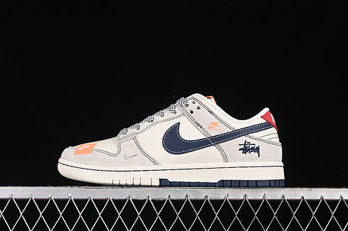 【360】[MM1089-025]-[SB DUNK LOW WHITE/GREY/BLUE/ORANGE]-[WOMAN:36-39]-[MAN:40-45]