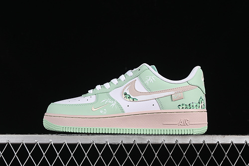 【320】[DB3301-099]-[AIR FORCE 1 07 LOW JIANLOU HOUSE WHITE/GREEN/GREY]-[WOMAN:36-39]-[MAN:40-45]