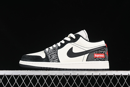 【360】[DC2024-032]-[AIR JORDAN 1 LOW WHITE/BLACK/ORANGE]-[WOMAN:36-39]-[MAN:40-45]