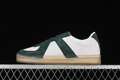 【280】[ID7288]-[KITH X CLARKS ORIGINALS 8TH STREET SAMBA WHITE/GREEN]-[WOMAN:36-39]-[MAN:40-45]