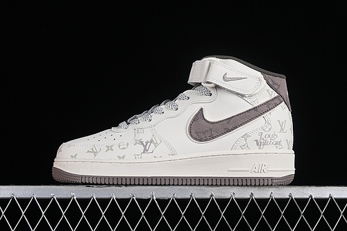 【280】[DV9988-300]-[AIR FORCE 1 07 MID L*V WHITE/GREY]-[WOMAN:36-39]-[MAN:40-45]