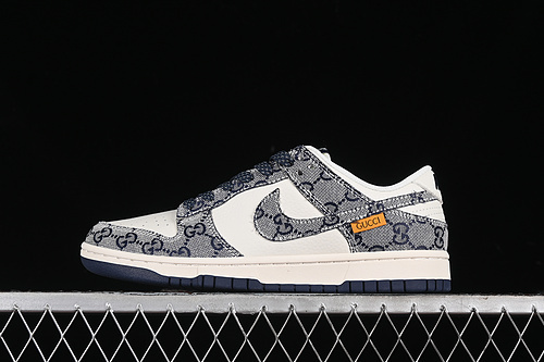【380】[BB9676-313]-[SB DUNK LOW WHITE/GREY/BLUE]-[WOMAN:36-39]-[MAN:40-45]