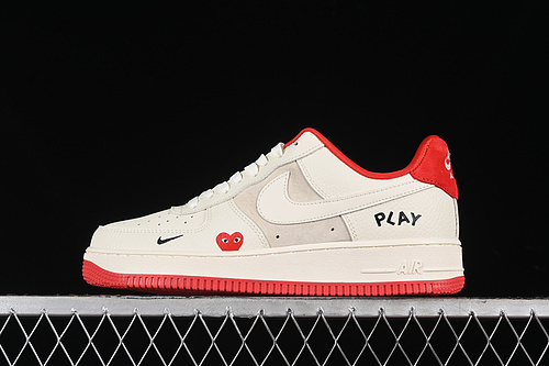 【340】[KK3333-003]-[AIR FORCE 1 07 LOW OFF WHITE/RED]-[WOMAN:36-39]-[MAN:40-45]