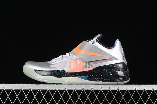 【400】[FD2635-001]-[ZOOM KD 4 ALL STAR GALAXY METALLIC SILVER/TOTAL ORANGE/DARK GREY]-[MAN:39-46]
