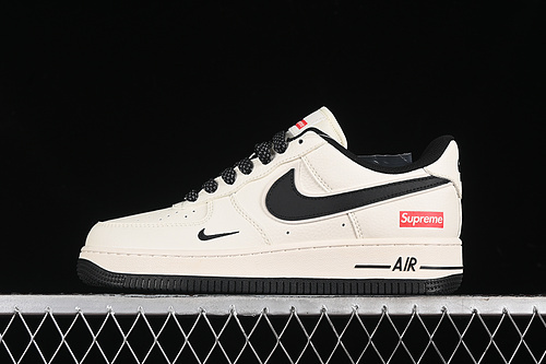 【340】[XZ6188-013]-[AIR FORCE 1 07 LOW SUPREME WHITE/BLACK]-[WOMAN:36-39]-[MAN:40-45]