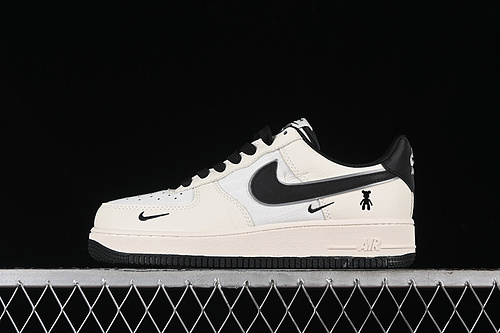 【340】[KK1988-006]-[AIR FORCE 1 07 LOW WHITE/BLACK/BEIGE]-[WOMAN:36-39]-[MAN:40-45]