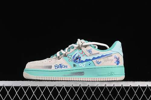 【340】[DZ1328-222]-[AIR FORCE 1 07 LOW STITCH GREY/BLUE]-[WOMAN:36-39]-[MAN:40-45]