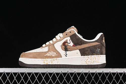 【340】[DM1688-803]-[AIR FORCE 1 07 LOW WHITE/BROWN/KHAKI]-[WOMAN:36-39]-[MAN:40-45]