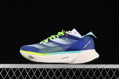 【260】[ID3635]-[ADIZERO ADIOS PRO 3 COBALT BLUE/ZERO METALLIC/LUCID LEMON]-[WOMAN:36-39]-[MAN:40-45]