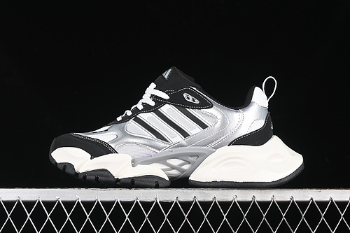 【280】[IH0429]-[VENTO XLG RUNNER WHITE/GREY/BLACK/SILVER]-[WOMAN:35.5-39]-[MAN:40-45]