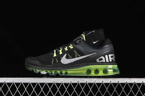 【320】[555426-003]-[AIR MAX 2013 BLACK/VOLT/METALLIC SILVER]-[WOMAN:35.5-39]-[MAN:40-46.5]