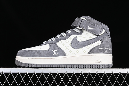 【280】[DV9988-200]-[AIR FORCE 1 07 MID L*V OFF WHITE/GREY]-[WOMAN:36-39]-[MAN:40-45]