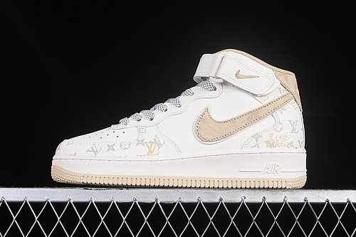 【280】[DV9988-600]-[AIR FORCE 1 07 MID L*V WHITE/YELLOW]-[WOMAN:36-39]-[MAN:40-45]